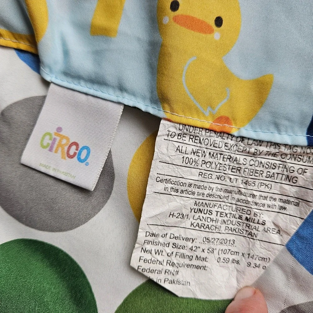 Circo Toddler Bedding Set Alphabet Animals Polka Dot Comforter Sheet Pillowcase